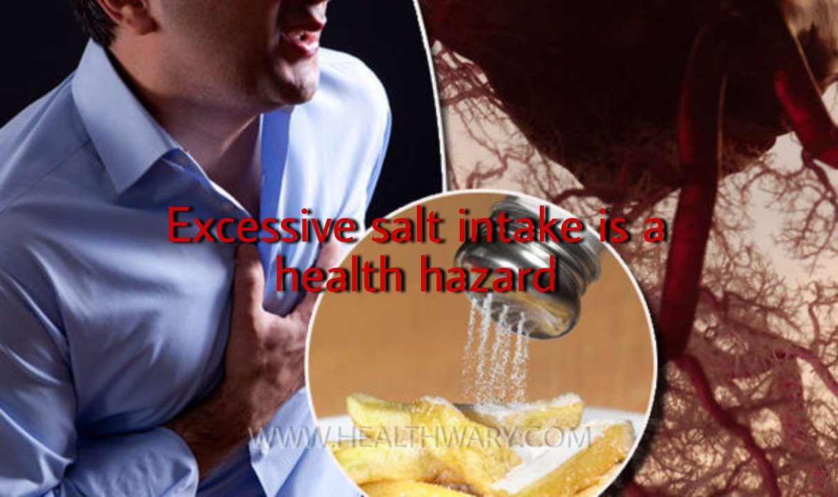Used daily Salt intake health hazard